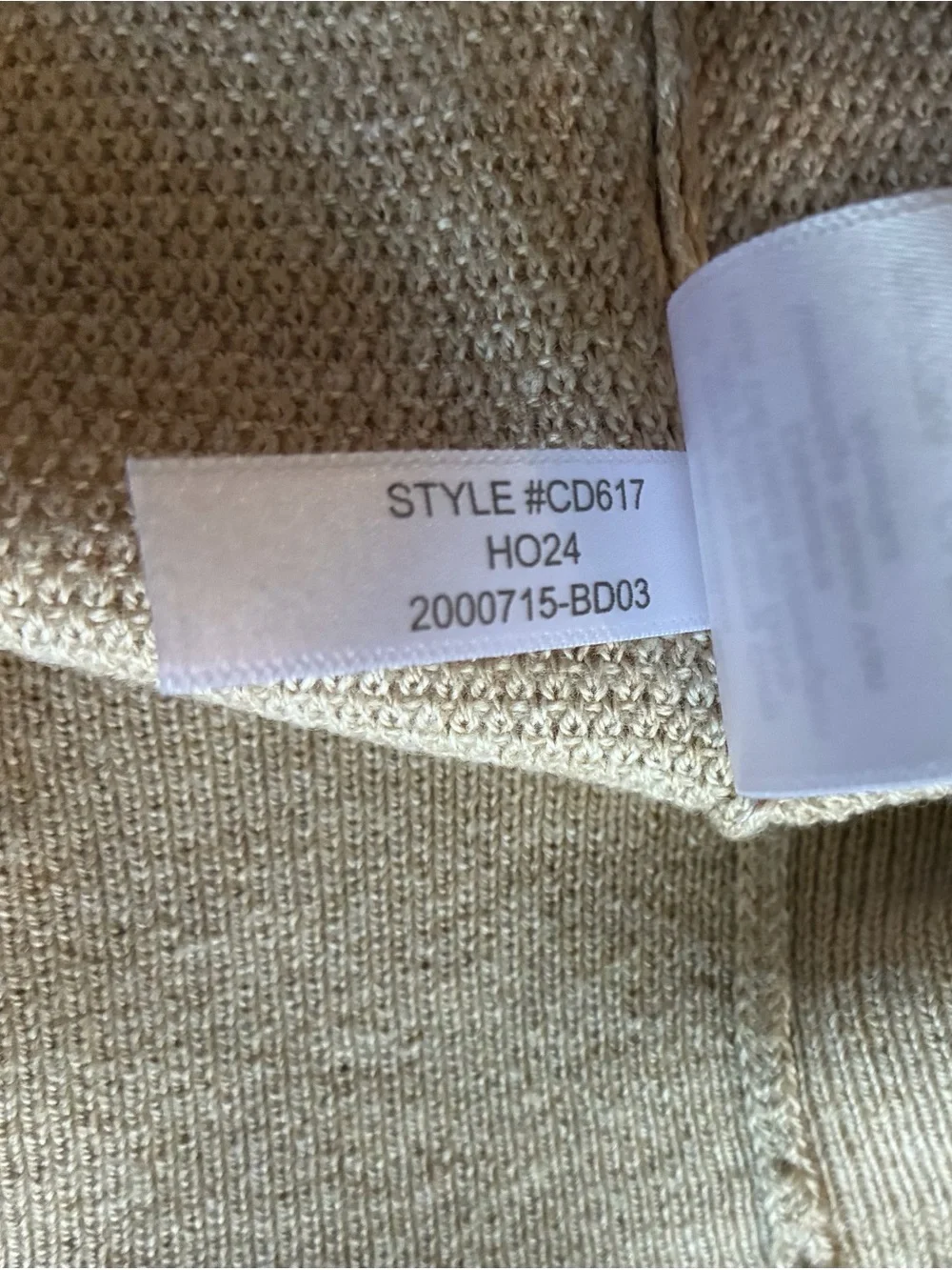 J Crew 100% Cotton Crewneck Sweater (Heather Stone /Small)